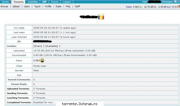 sall. dau cont pe la clasa power user ratie - up:15.75 gb, si dw:3.45 gb, contra unei invitatii pe