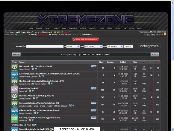 xtremezone caut filelist ofer demonoid