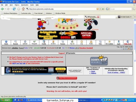 si inca un print screen invitatii gratis !!!