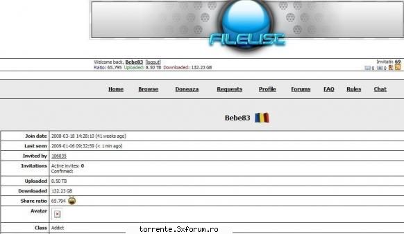 pun alta modificata ca aia nu se vede bine. am 41 de saptamani si 8.5 tb upload.
si ratie am 65.794,
